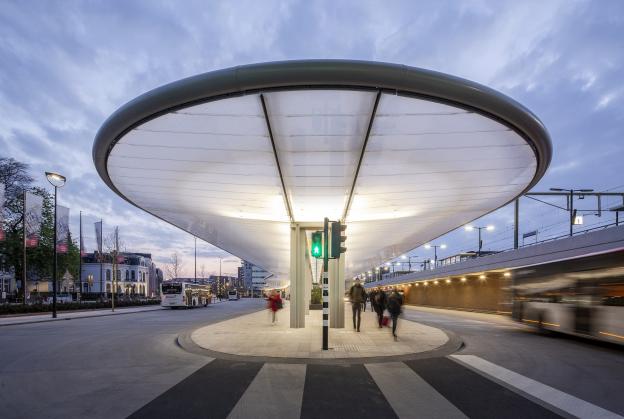 Energy-generating bus station opens in Tilburg