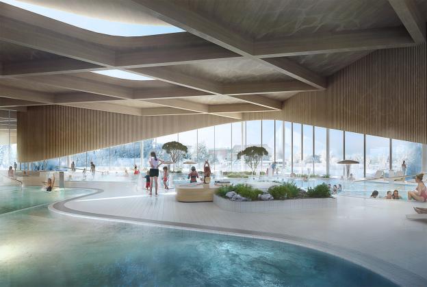 Largest aquatic centre in Sweden opens to public