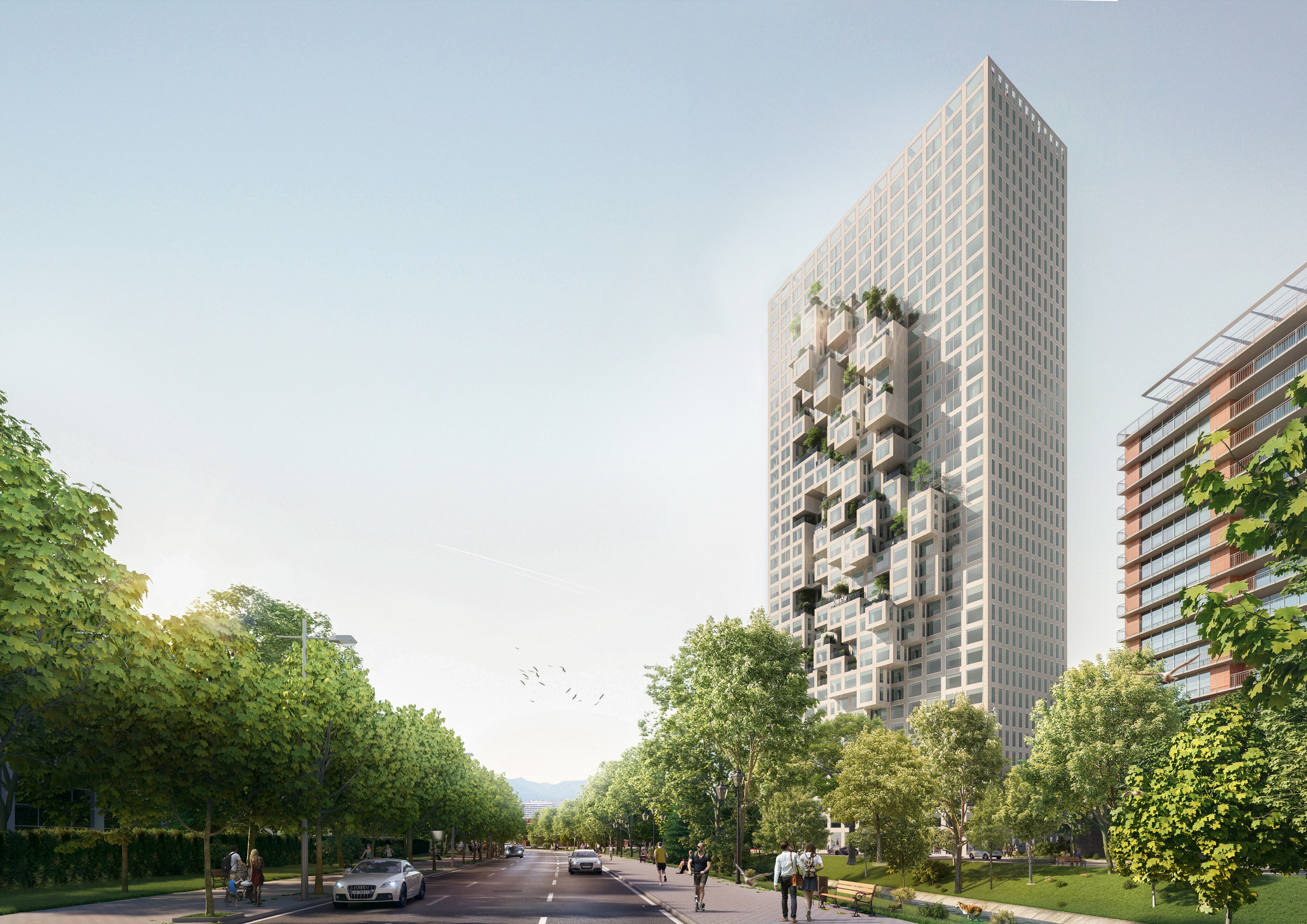 WORK BEGINS ON ALBANIA'S TALLEST BUILDING