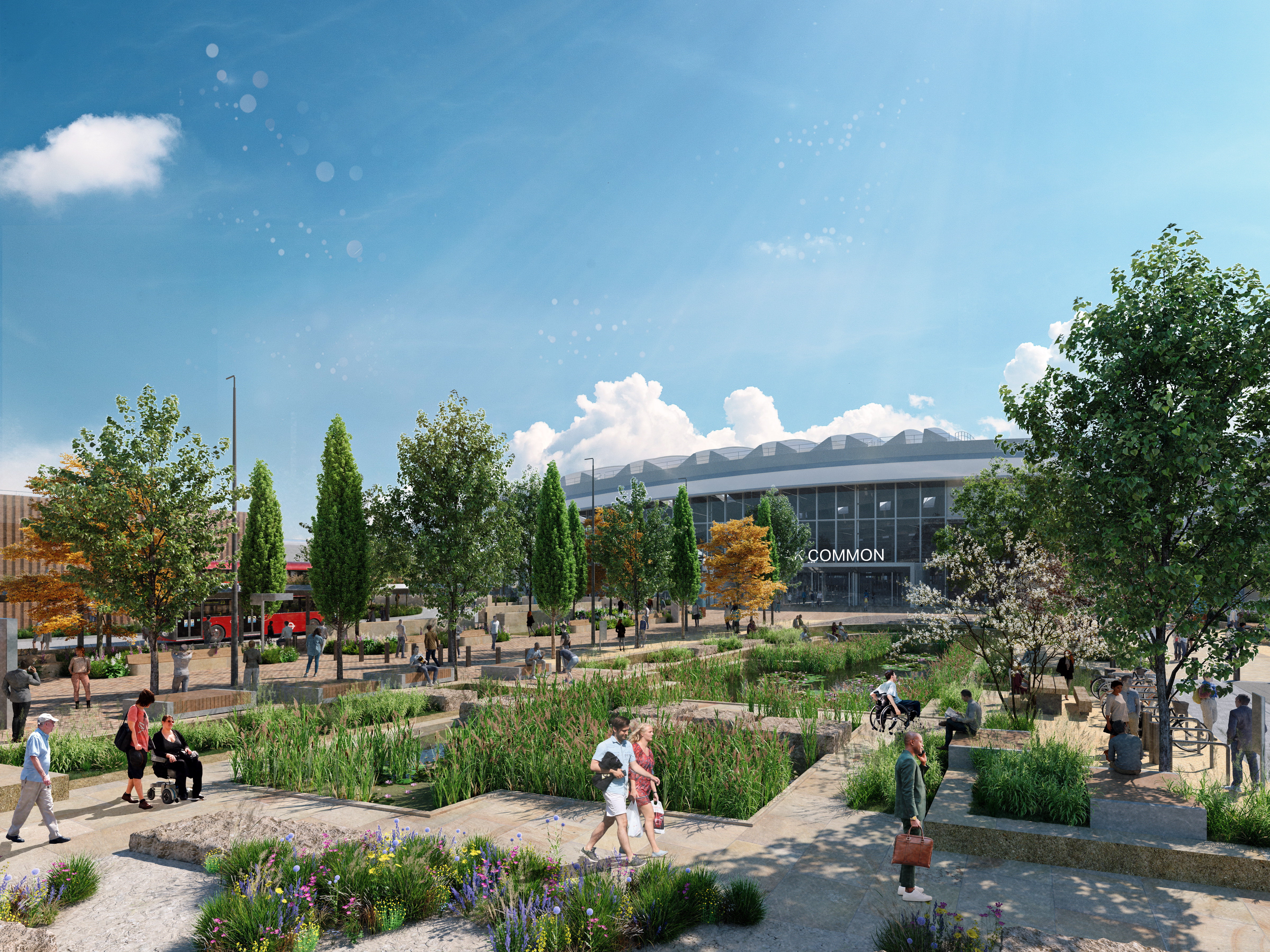HS2 MINISTER UNVEILS PUBLIC SPACE DESIGN FOR 'SUPER HUB' STATION