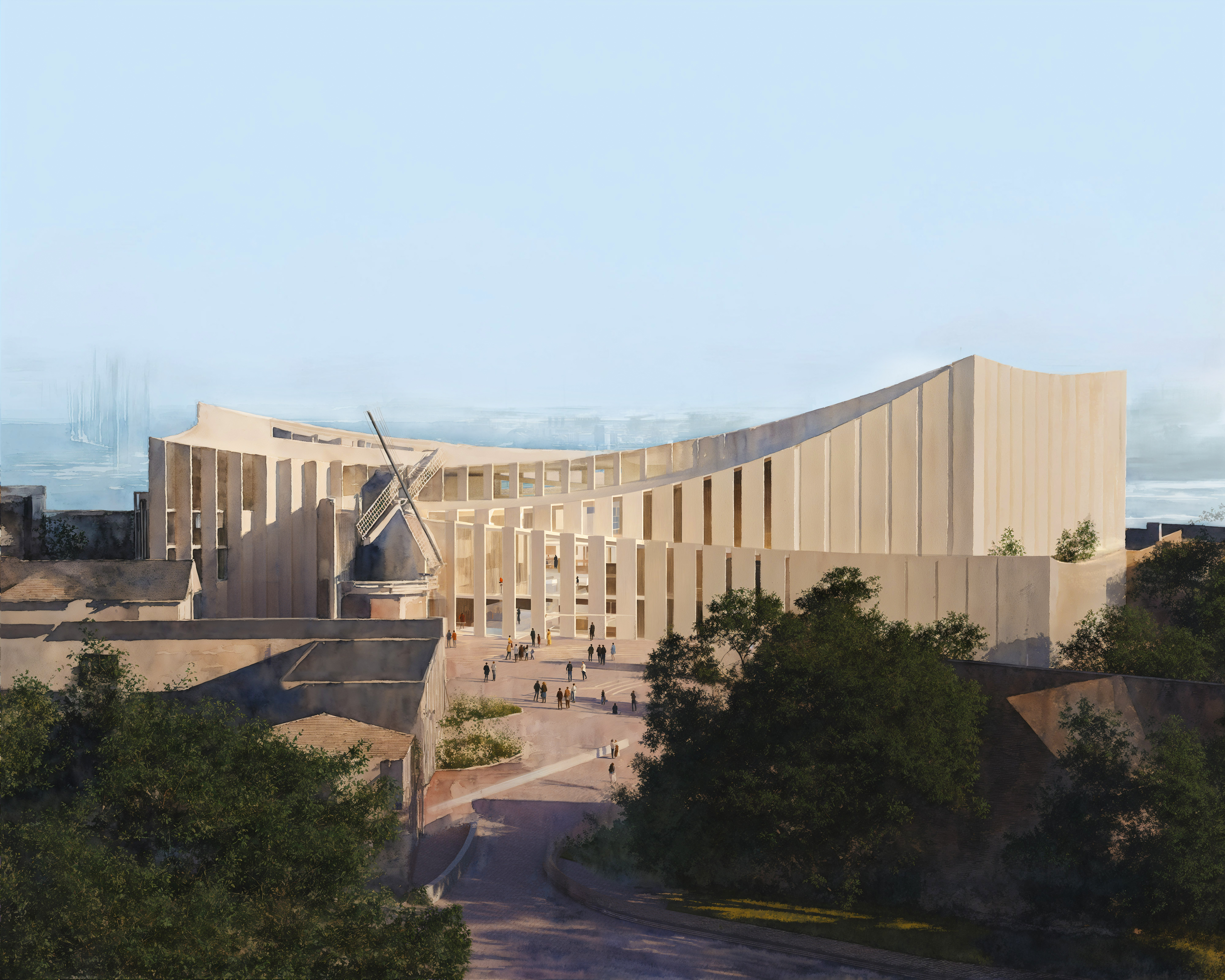 PLANS REVEALED FOR CULTURAL & ADMINISTRATIVE CENTRE IN EEMSDELTA