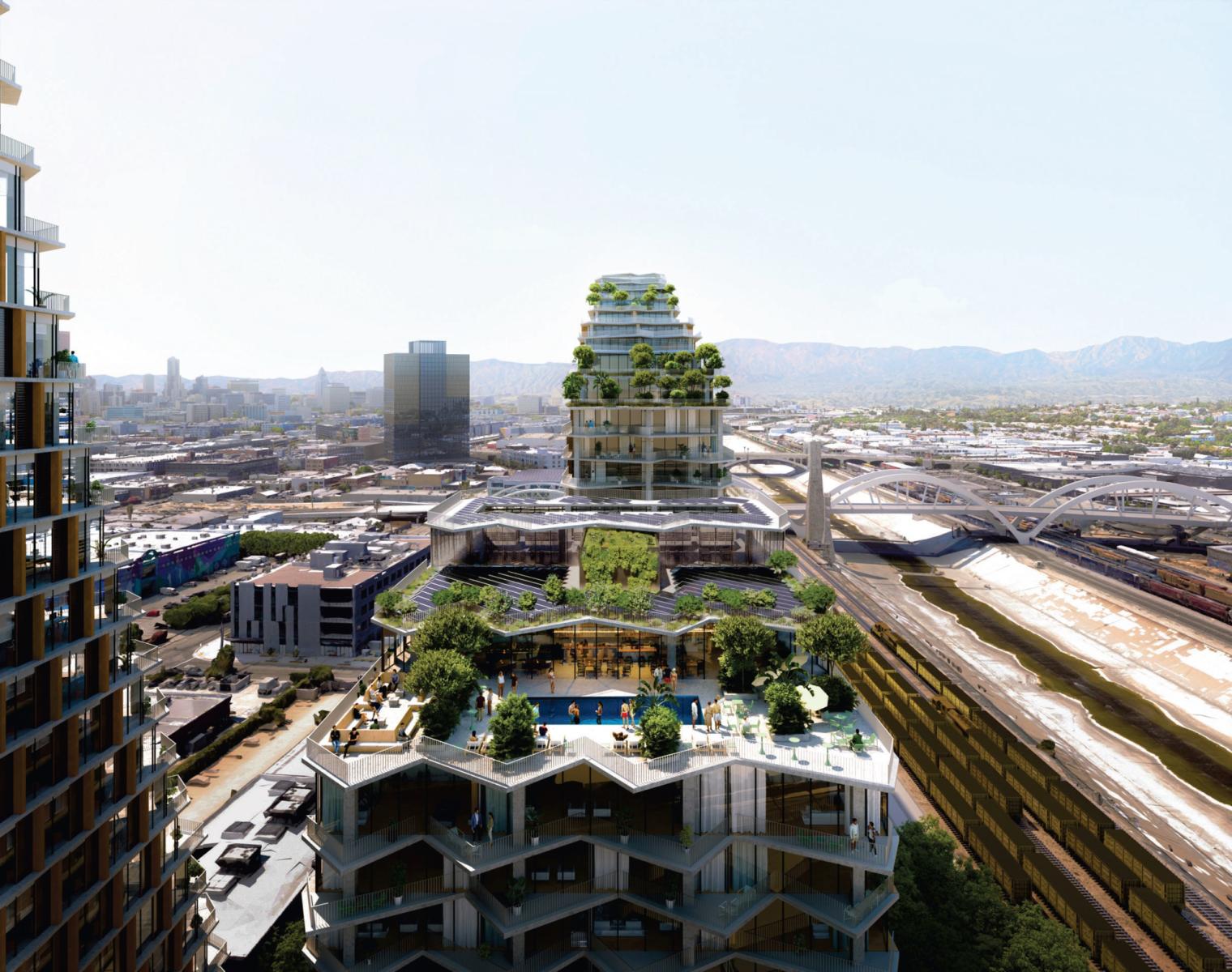 PLANS APPROVED F0R 670 MESQUIT DEVELOPMENT IN LOS ANGELES