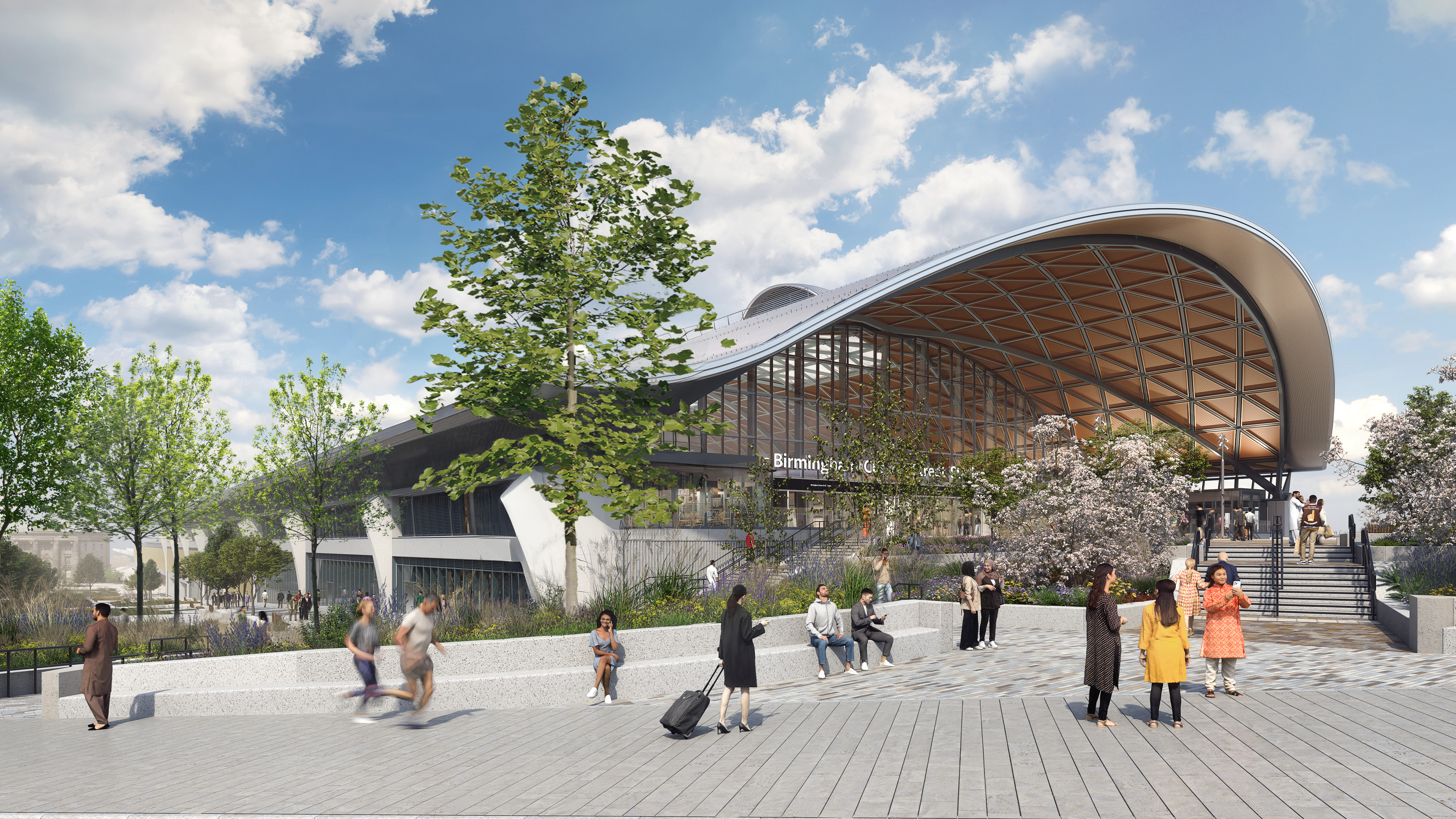 PLANNING APPROVAL GRANTED FOR HS2 CURZON STREET STATION PUBLIC REALM