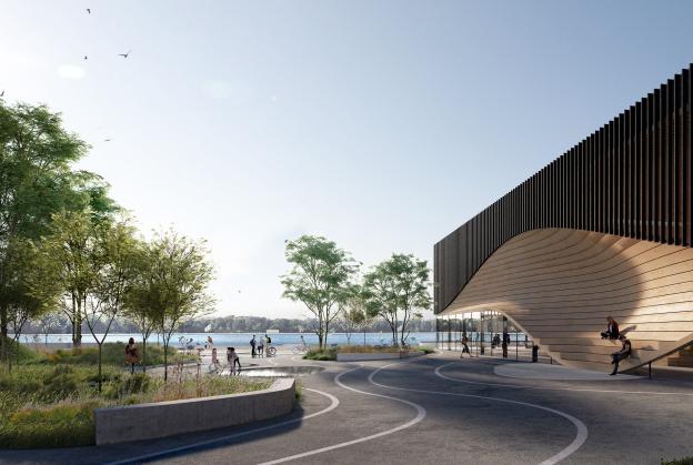 3XN win waterfront climatorium competition