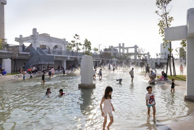 MVRDV transform shopping mall into urban lagoon