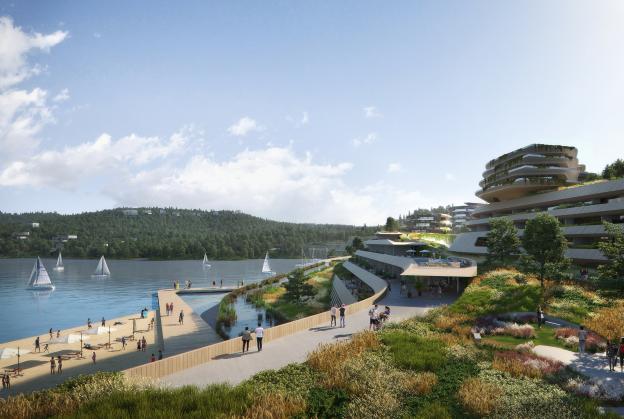 UNStudio creates masterplan for new leisure island