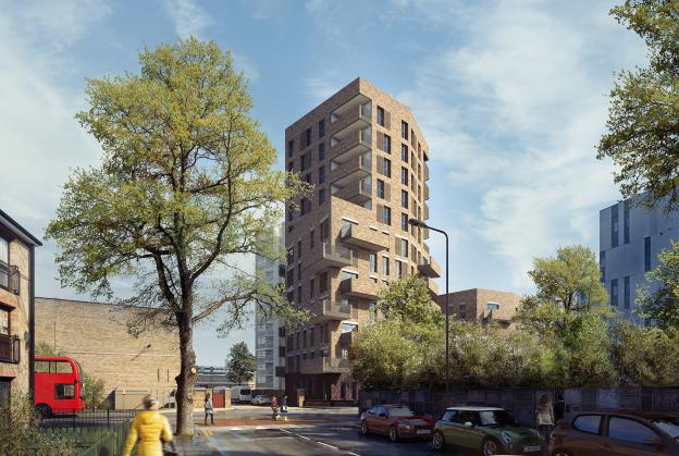 Fraser Brown MacKenna design new council homes in Southwark