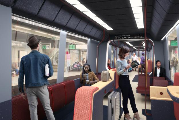 New interior for Rotterdam trains and trams
