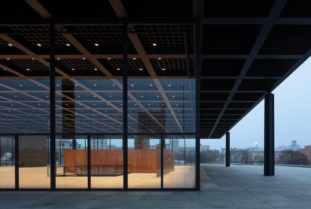 Progress on Neue Nationalgalerie in Berlin