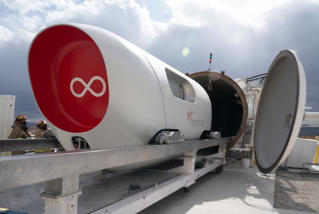 Virgin Hyperloop’s Pegasus pod makes history in the desert
