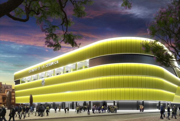 Designs revealed for Villareal Football Club’s Ceramica Stadium