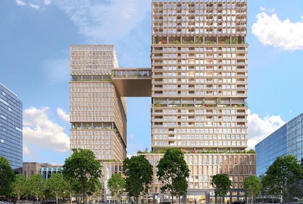 High rise redevelopment to create vibrant new district for Brussels