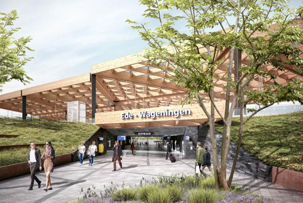 Work underway on Ede-Wageninen station