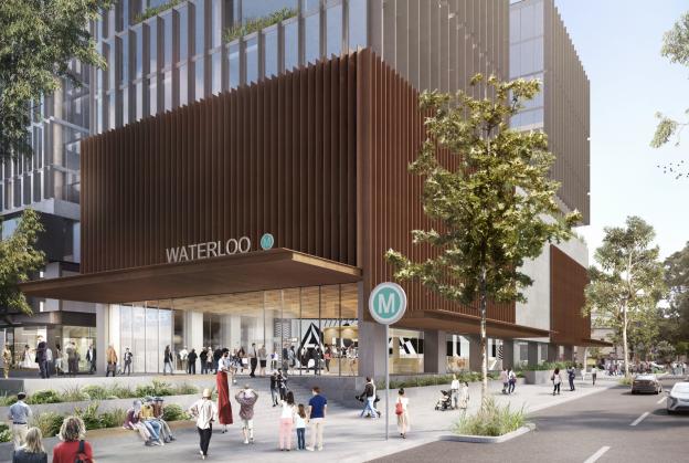 Progress on new Sydney metro station