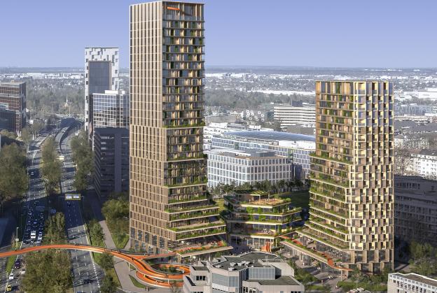 UNStudio win contest for mixed-use development in Dusseldorf