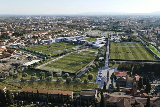 Construction begins for new football training centre in Pisa