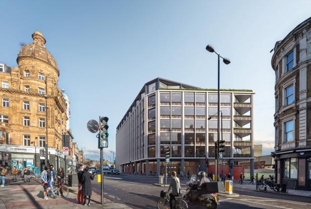 Angel Square tops out in London