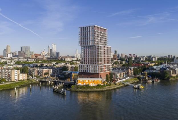 First residents receive keys to De Piek Tower in Rotterdam