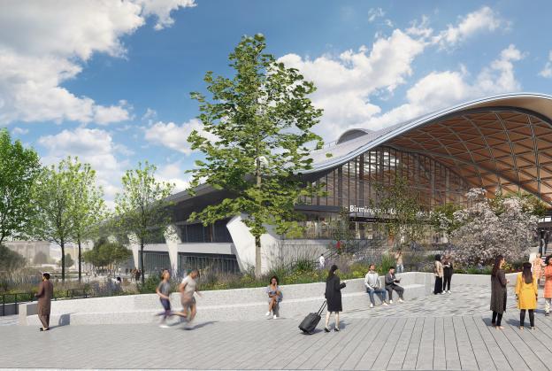 Planning approval granted for HS2 Curzon Street Station public realm