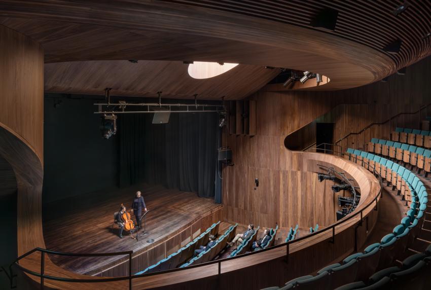 The Richard Cairns Building by KRFT/Nicholas Hare Architects. Pic: Stijn Bollaert