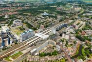 Leiden central station area